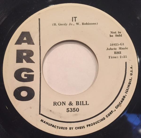 Ron & Bill - It / Don't Say Bye-Bye
