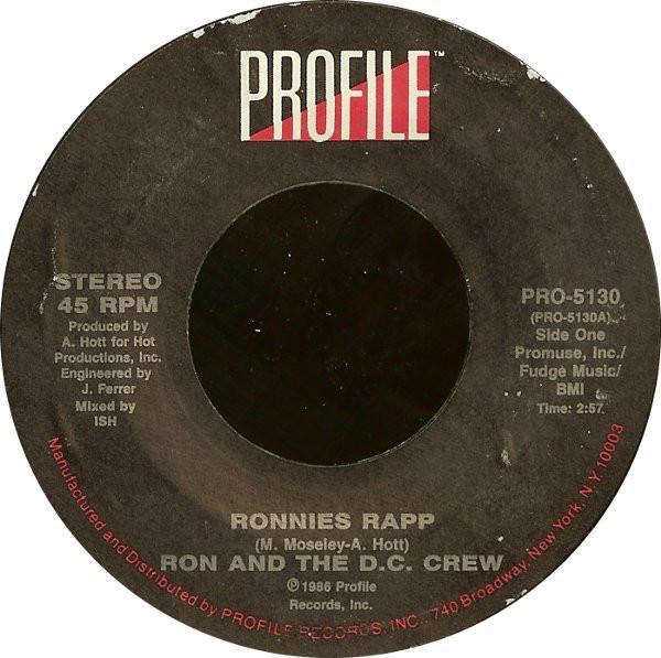 Ron And The D.C. Crew - Ronnies Rapp