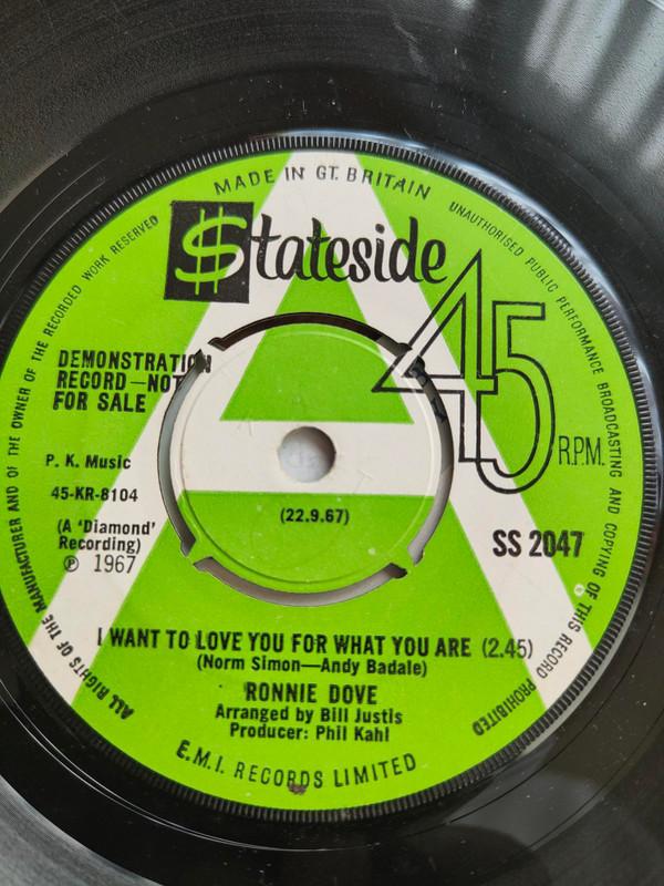 Ronnie Dove - I Want To Love You For What You Are