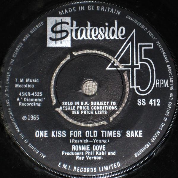 Ronnie Dove - One Kiss For Old Times' Sake