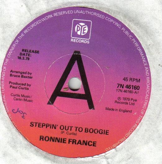Ronnie France - Steppin' Out To Boogie