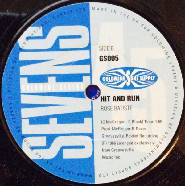 Rose Batiste, George Lemons - Fascinating Girl / Hit And Run