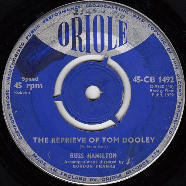 Russ Hamilton - The Reprieve Of Tom Dooley / Dreaming Of You