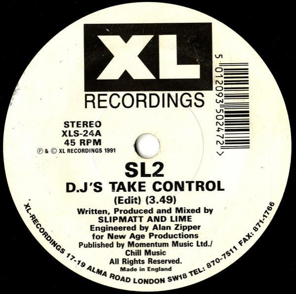 SL2 - DJ's Take Control / Way In My Brain