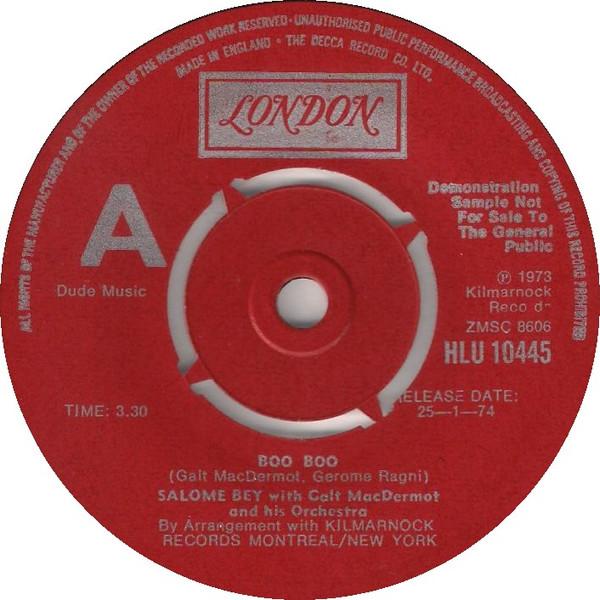 Salome Bey, Galt MacDermot And His Orchestra - Boo Boo