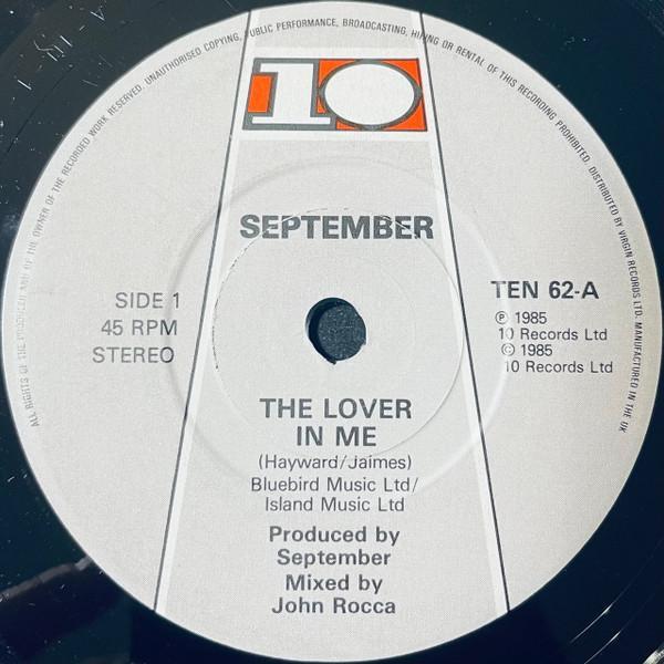 September (2) - The Lover In Me
