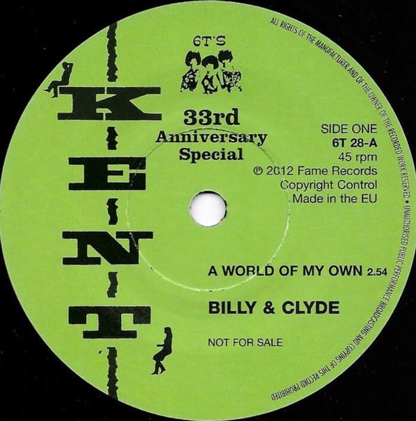 September Jones, Billy & Clyde - A World Of My Own / Stuttering Sam