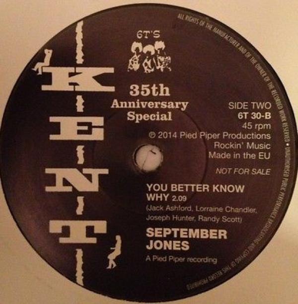 September Jones, June Jackson - Port Of Happiness / You Better Know Why