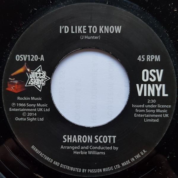 Sharon Scott (7) - I'd Like To Know / I'm Not Afraid