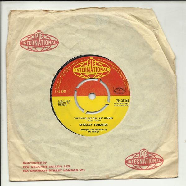 Shelley Fabares - The Things We Did Last Summer