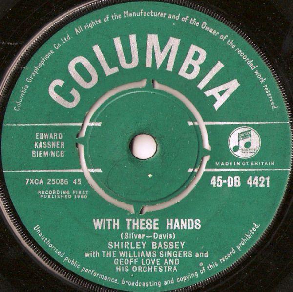 Shirley Bassey, Geoff Love & His Orchestra, The Williams Singers - With These Hands