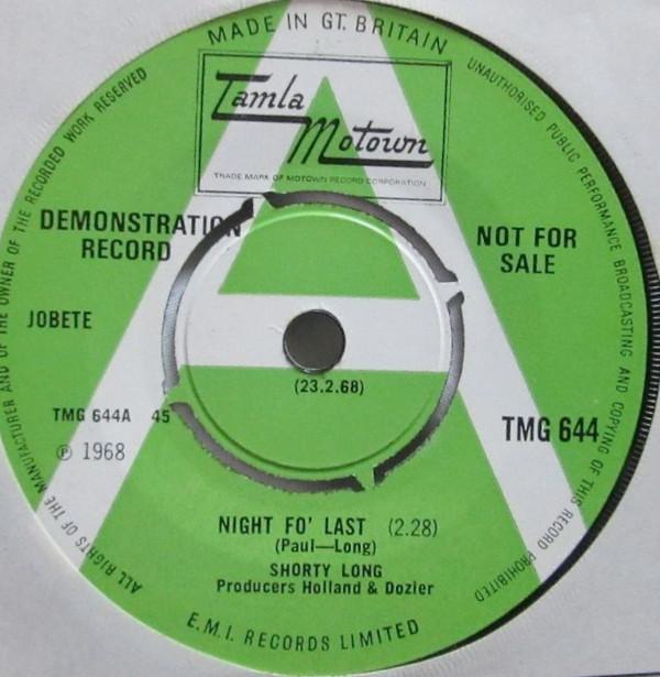 Shorty Long (2) - Night Fo' Last