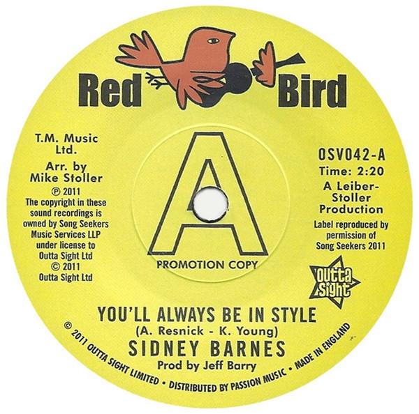 Sidney Barnes - You'll Always Be In Style
