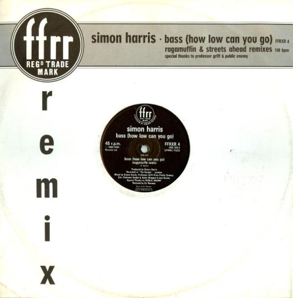 Simon Harris - Bass (How Low Can You Go) (Ragamuffin & Streets Ahead Remixes)