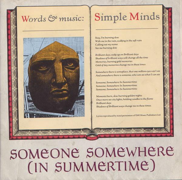 Simple Minds - Someone Somewhere (In Summertime)
