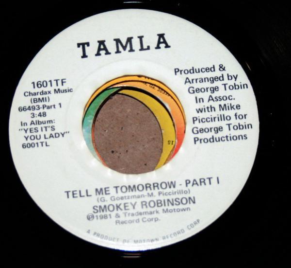 Smokey Robinson - Tell Me Tomorrow - Part I