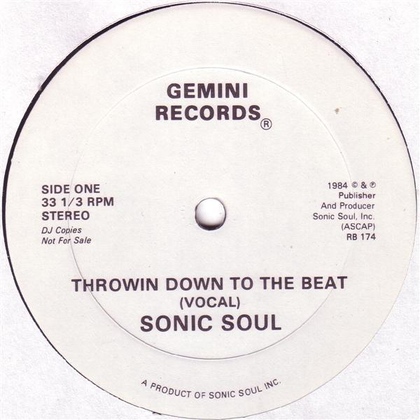 Sonic Soul  - Throwin Down To The Beat