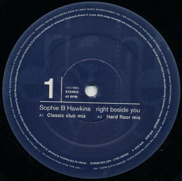 Sophie B. Hawkins - Right Beside You