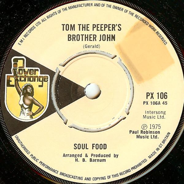 Soul Food  - Tom The Peeper's Brother John