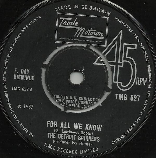 Spinners - For All We Know