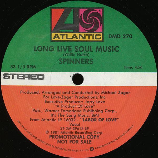 Spinners - Long Live Soul Music