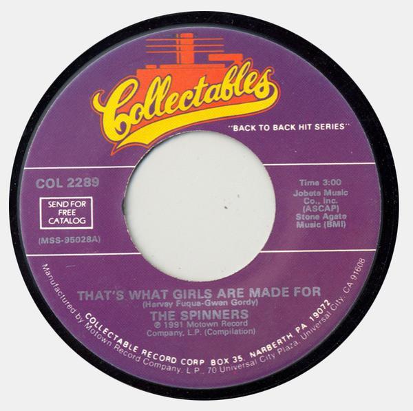 Spinners - That's What Girls Are Made For / In My Diary
