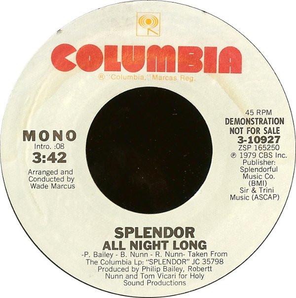 Splendor  - All Night Long