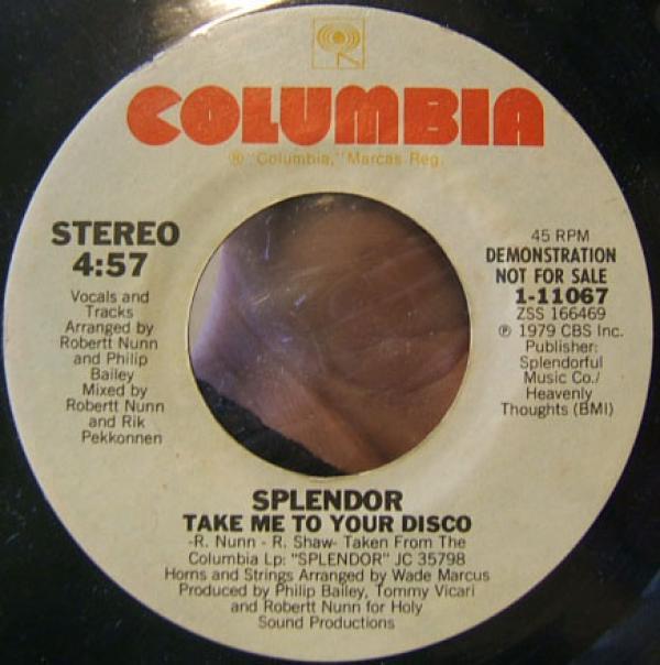Splendor  - Take Me To Your Disco