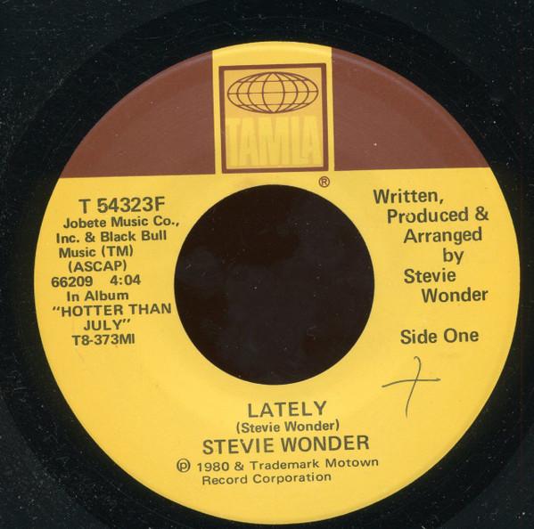Stevie Wonder - Lately