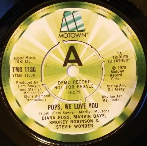 Stevie Wonder, Marvin Gaye, Diana Ross, Smokey Robinson - Pops, We Love You (A Tribute To Father)