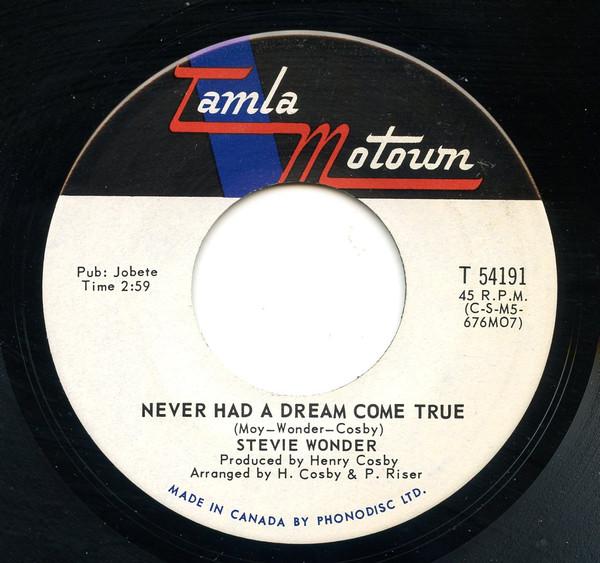 Stevie Wonder - Never Had A Dream Come True