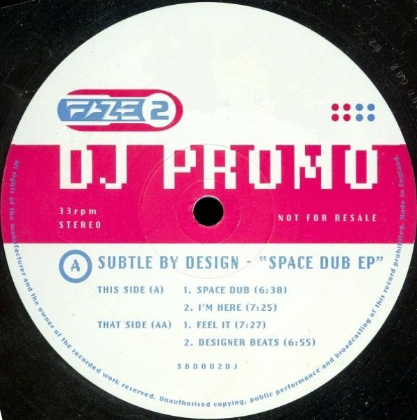 Subtle By Design - Space Dub EP