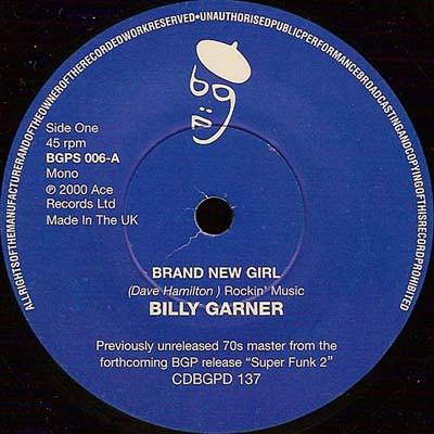 Sugar Billy Garner, Jacqueline Jones - Brand New Girl / One Monkey Can't Stop The Show