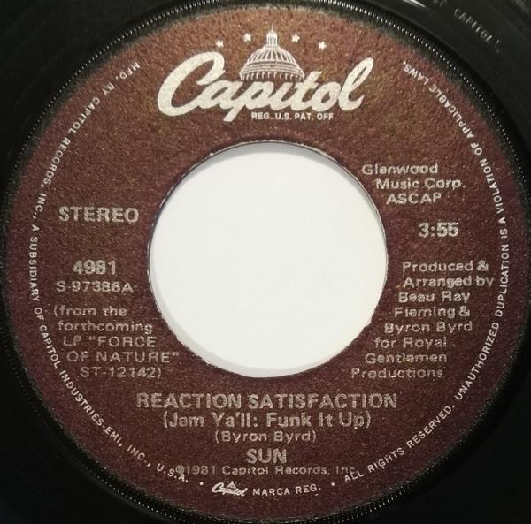 Sun  - Reaction Satisfaction (Jam Ya'll: Funk It Up)