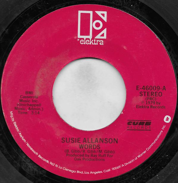 Susie Allanson - Words