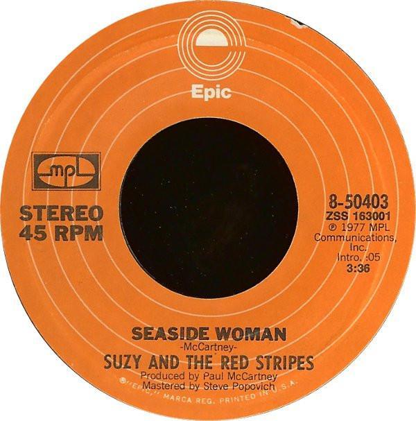 Suzy And The Red Stripes - Seaside Woman