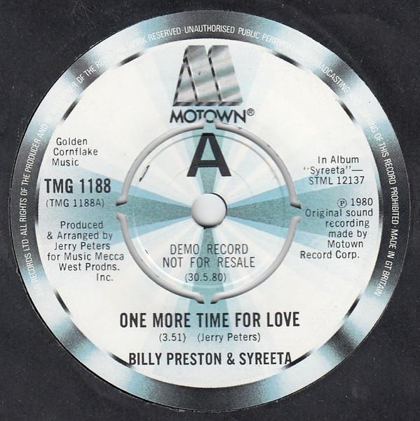 Syreeta, Billy Preston - One More Time For Love / Dance For Me Children