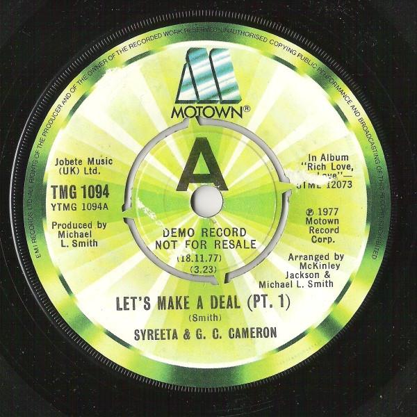 Syreeta, G.C. Cameron - Let's Make A Deal