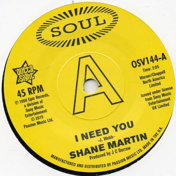 Taj Mahal, Shane Martin (2) - I Need You / A Lot Of Love