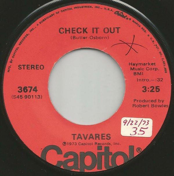 Tavares - Check It Out / The Judgement Day