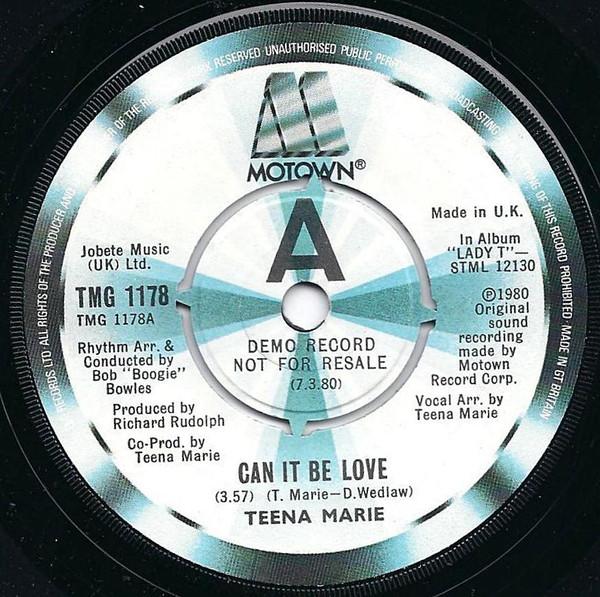 Teena Marie - Can It Be Love