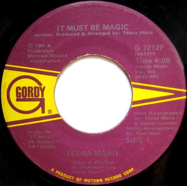 Teena Marie - It Must Be Magic / Yes Indeed