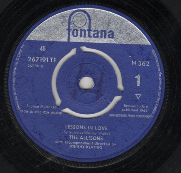 The Allisons - Lessons In Love