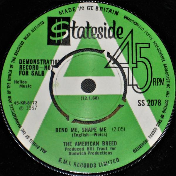 The American Breed - Bend Me, Shape Me