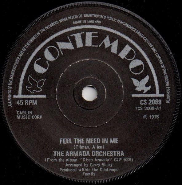 The Armada Orchestra - Feel The Need In Me / The Drifter
