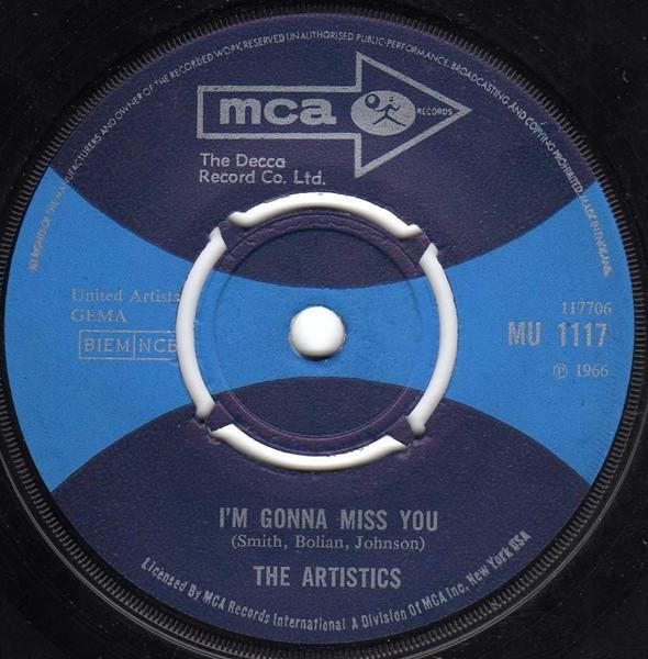 The Artistics - I'm Gonna Miss You / Hope We Have
