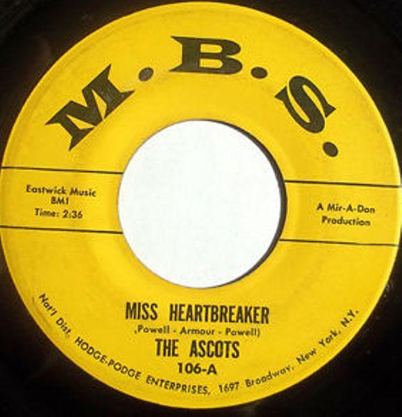 The Ascots  - Miss Heartbreaker / This Old Heartache