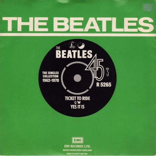 The Beatles - Ticket To Ride c/w Yes It Is