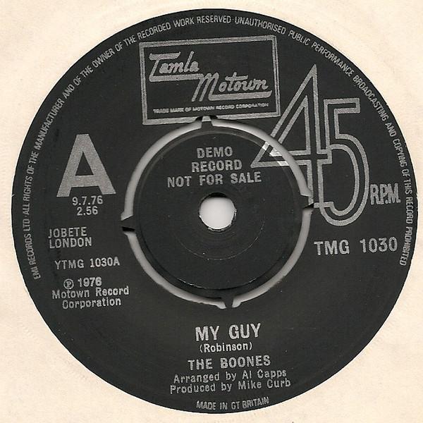 The Boones - My Guy / When The Lovelight Starts Shining Thru' His Eyes