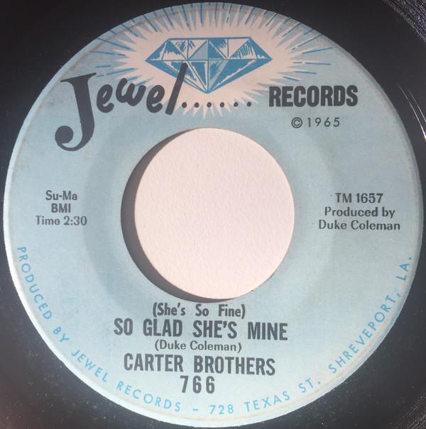 The Carter Brothers - (She's So Fine) So Glad She's Mine / Booby Trap Baby